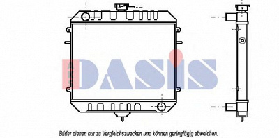 AKS DASIS 150130n -  Радиатор, охлаждение двигателя